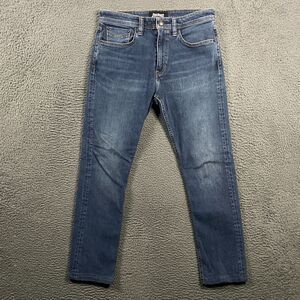 Revtown Jeans Mens 31x30 Blue Tapered Fit Stretch Dark Wash Denim Casual